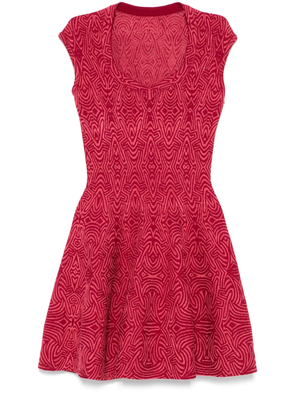 2016 monogram-jacquard dress