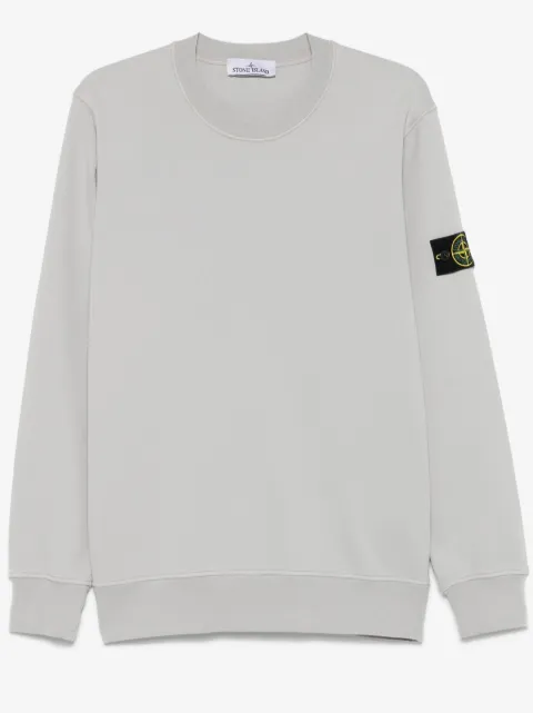 Stone Island Sweatshirt mit Kompass-Patch