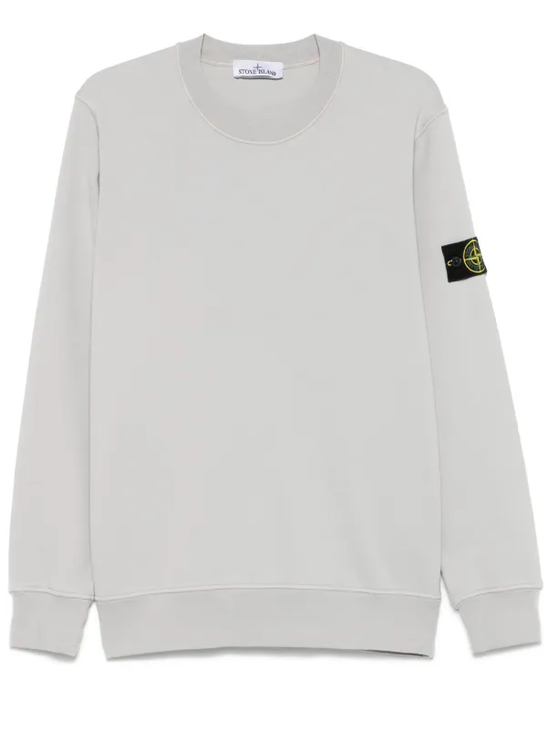 Stone Island コンパスバッジ スウェットシャツ | グレー | FARFETCH JP