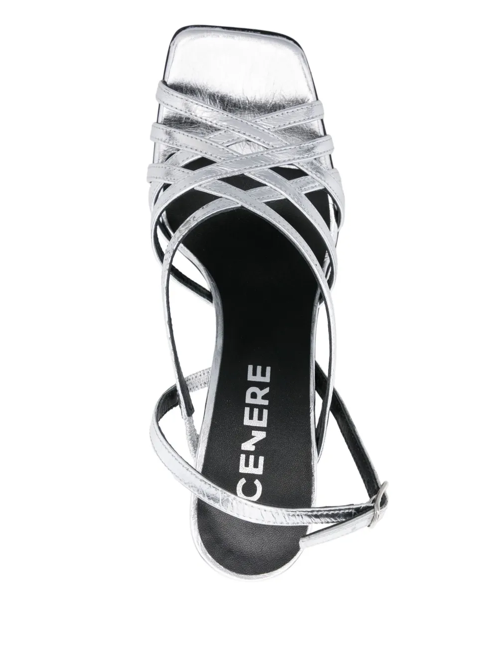 Cenere GB 100mm Fairy sandals Silver