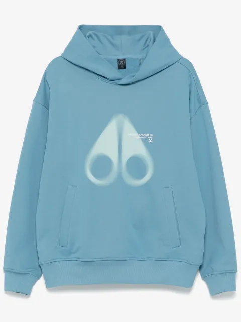 Moose Knuckles logo-print hoodie