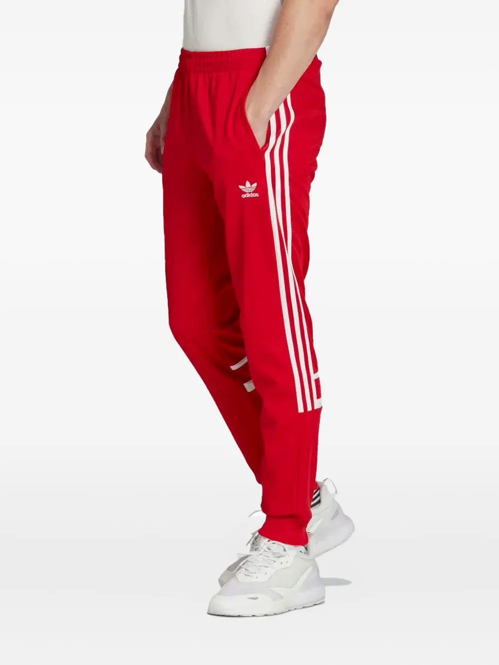 adidas Trefoil Cutline trainingsbroek Rood