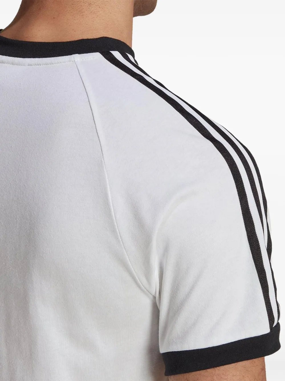 adidas Adicolor Classics T-shirt met 3 strepen Wit