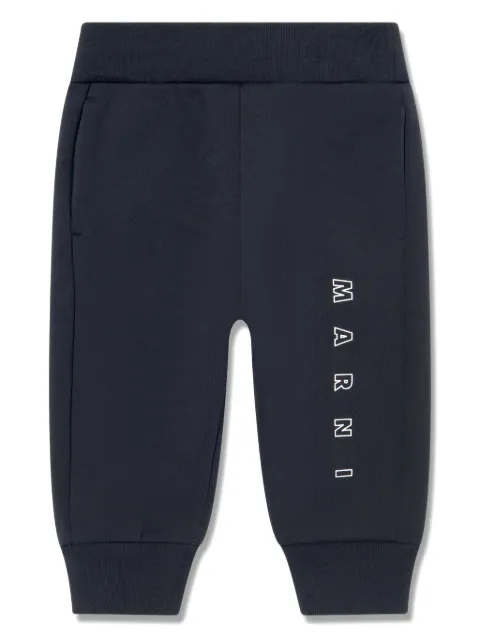 Marni Kids logo-print leggings