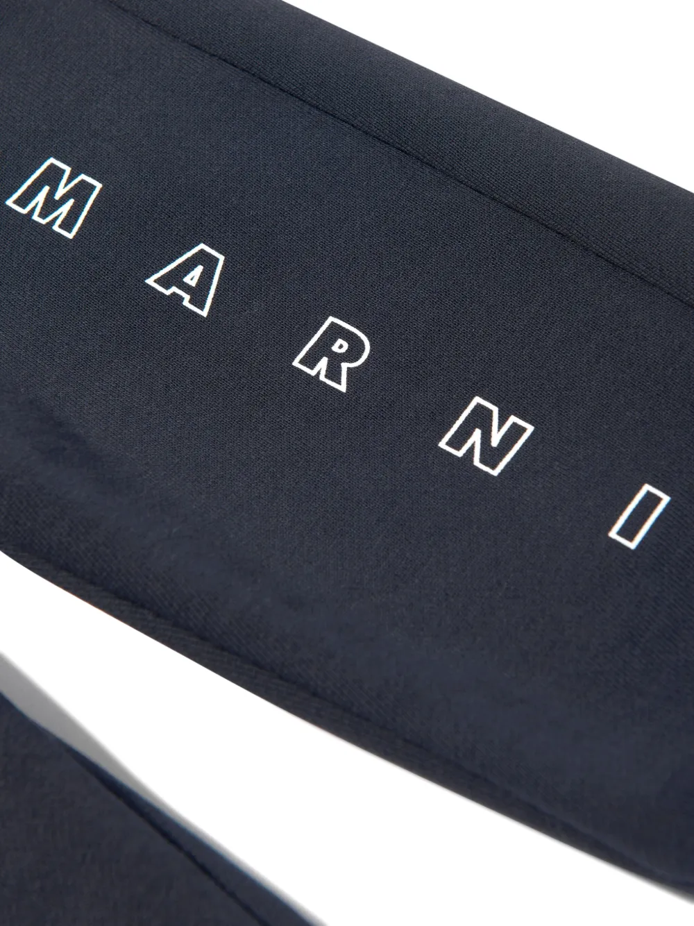 Marni Kids Legging met logoprint Blauw