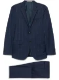 Corneliani windowpane-pattern suit - Blue