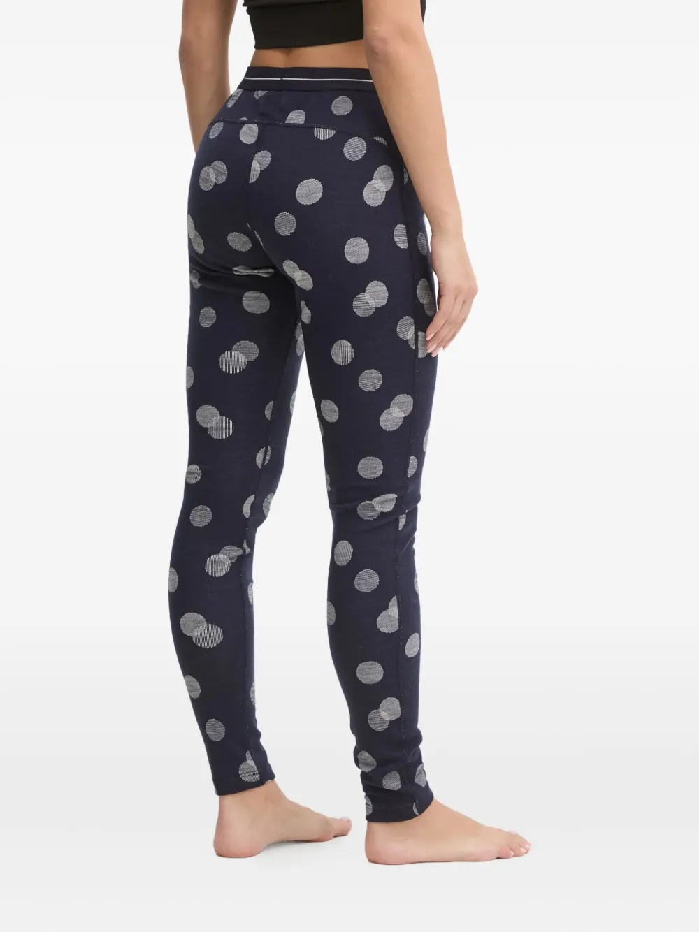 Icebreaker Polka-dot Leggings In Blue
