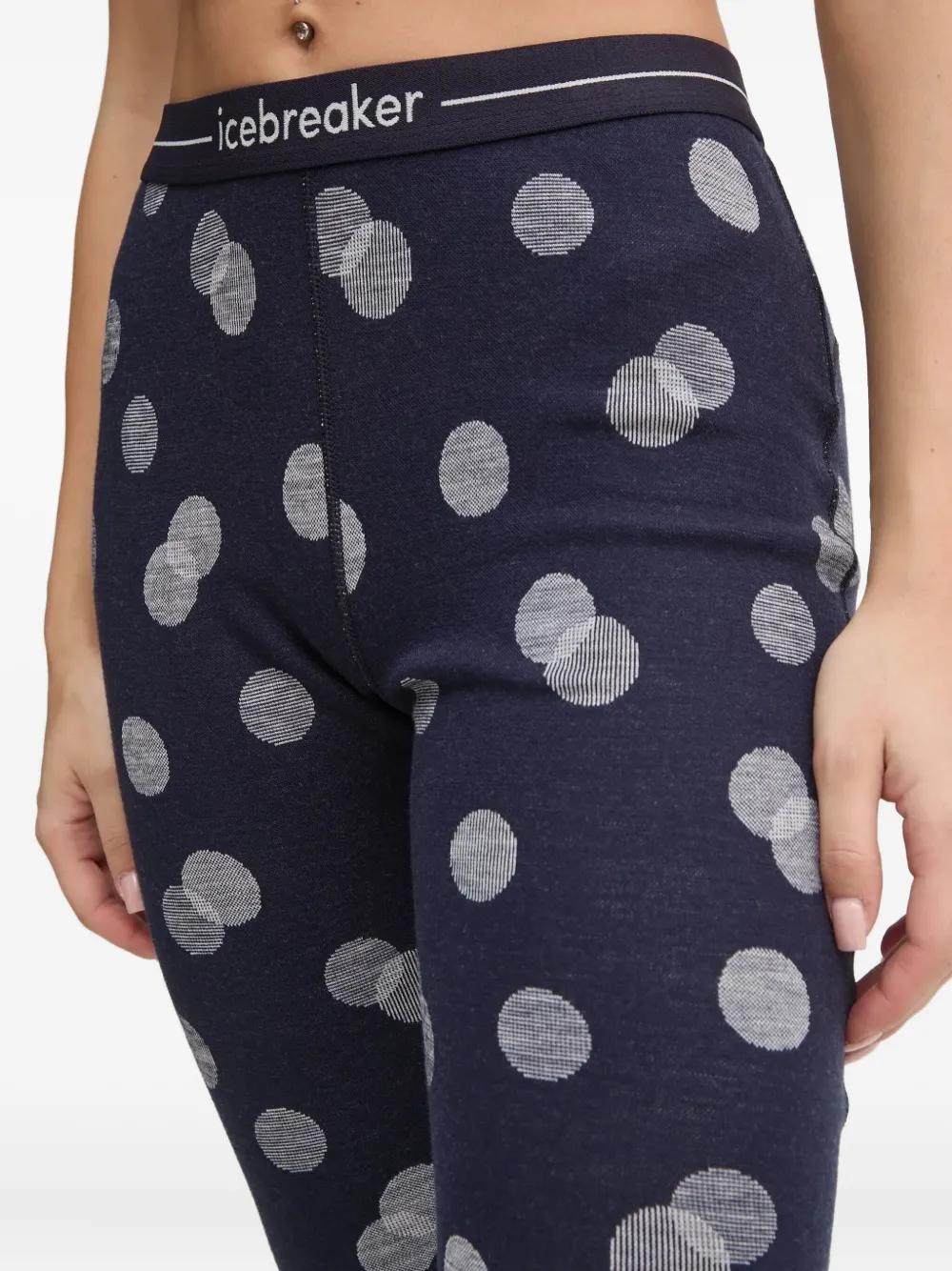 Icebreaker Polka-dot Leggings In Blue