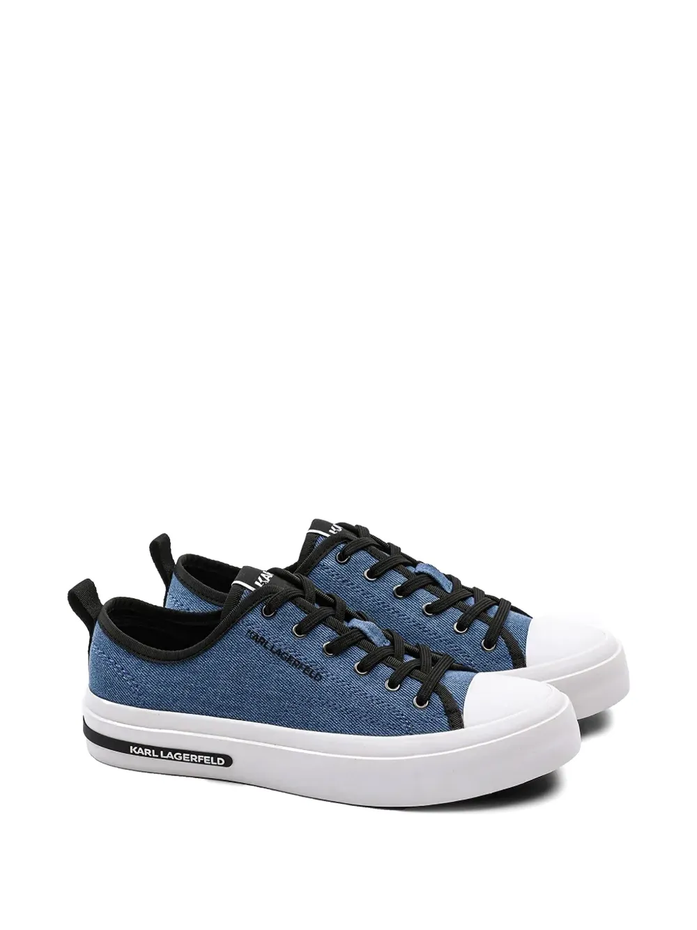 Karl Lagerfeld Jeans Sneakers met logo Blauw