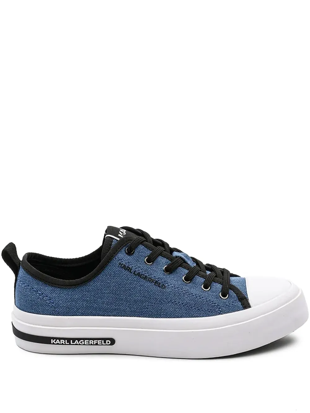 Karl Lagerfeld Jeans Sneakers met logo Blauw