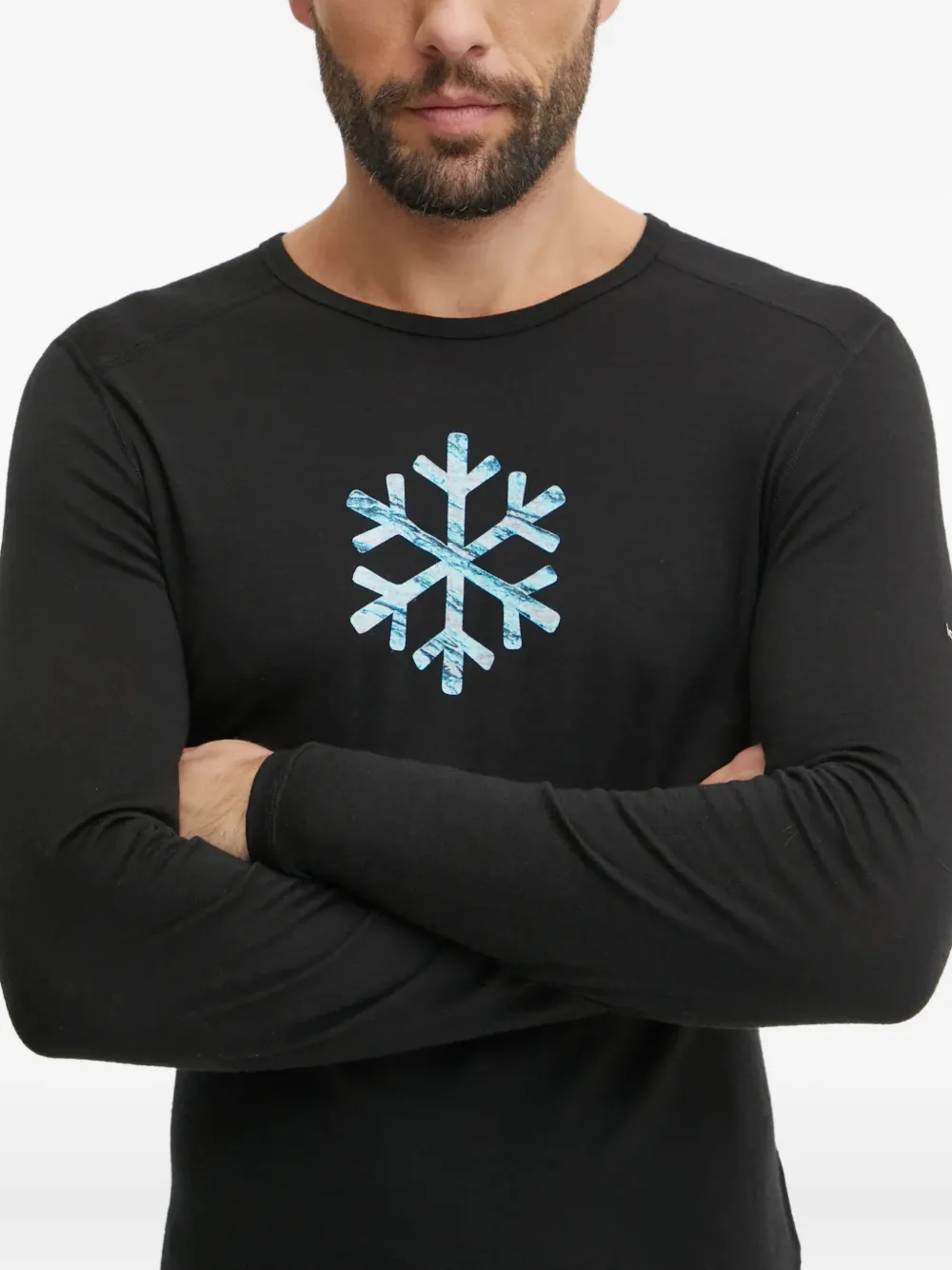 icebreaker x Protect Our Winters long-sleeve performance top | negro | Image 1