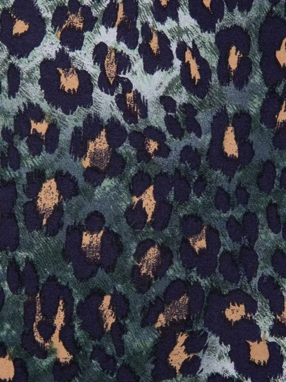 Kenzo Striped Leopard-print Bedding Set In Multi