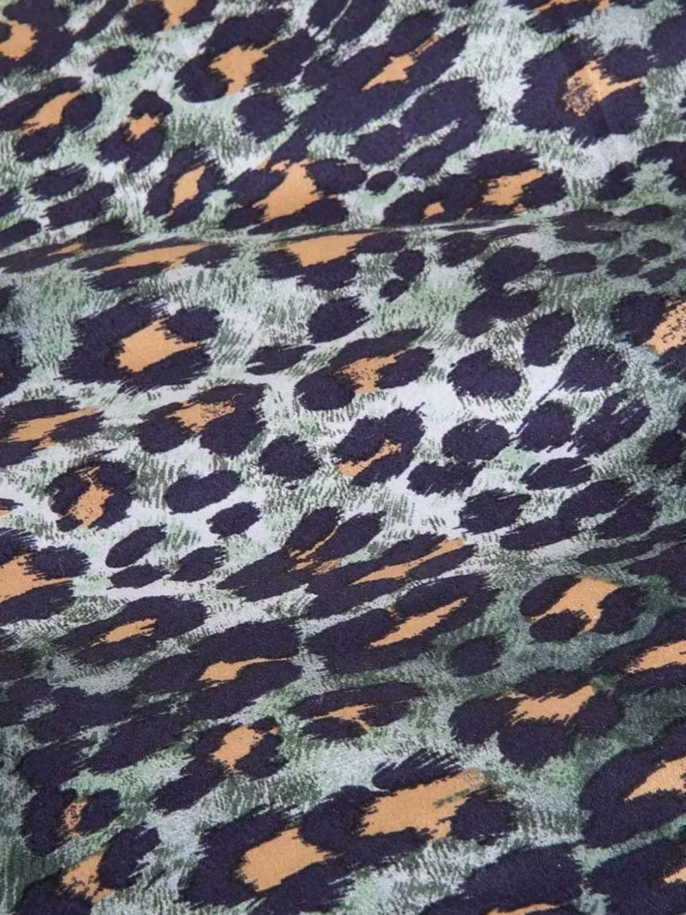 Kenzo Striped Leopard-print Bedding Set In Multi