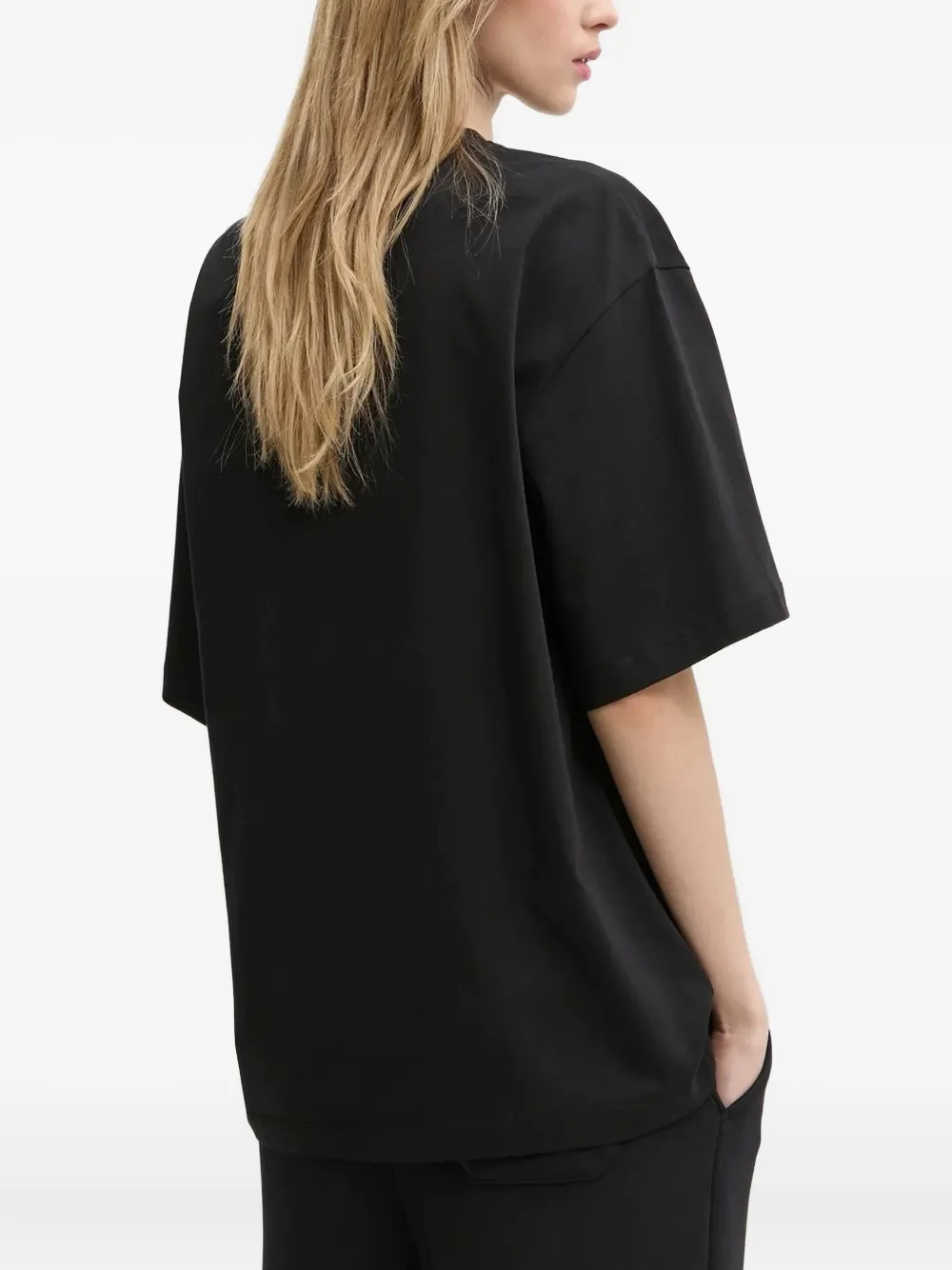 Iceberg teddy-print short-sleeve T-shirt Zwart