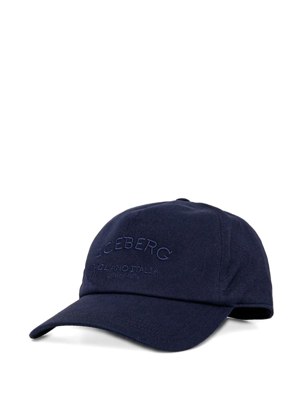 Iceberg Embroidered-logo Baseball Cap In Blue