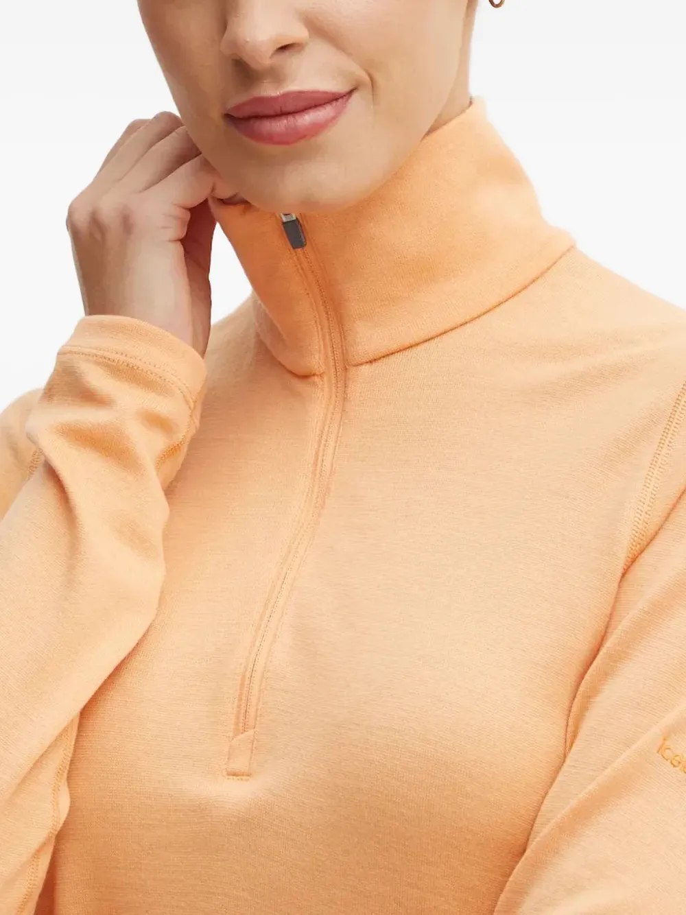 icebreaker Trainingstop met col Oranje