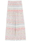 Missoni zigzag-pattern trousers - White