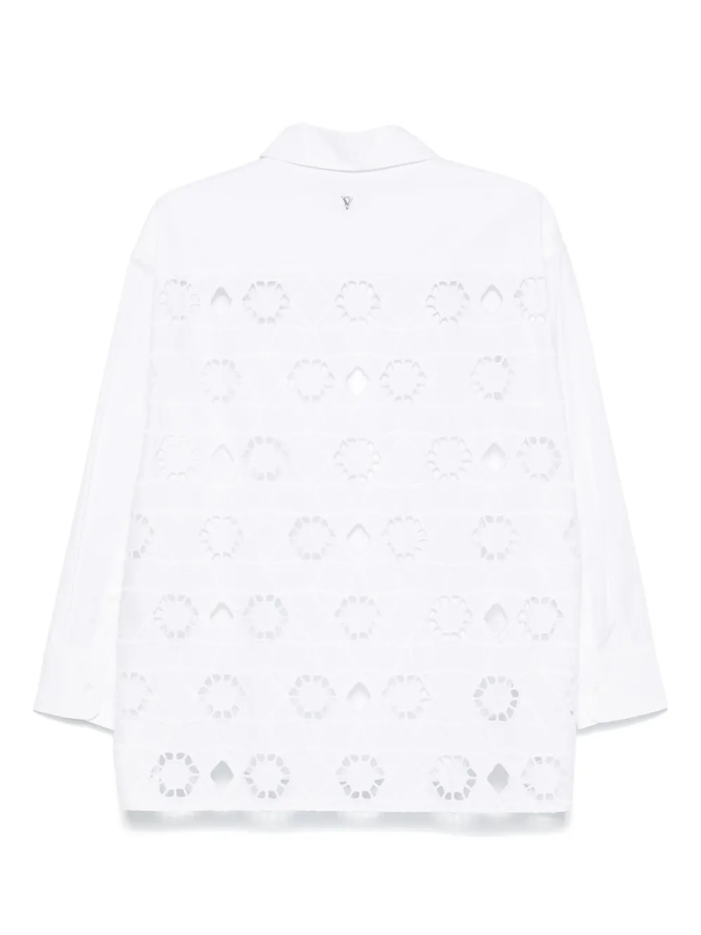 DONDUP broderie-anglaise shirt - Wit