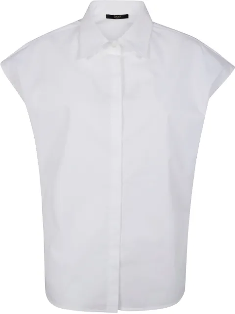 Seventy rear-belted shirt 