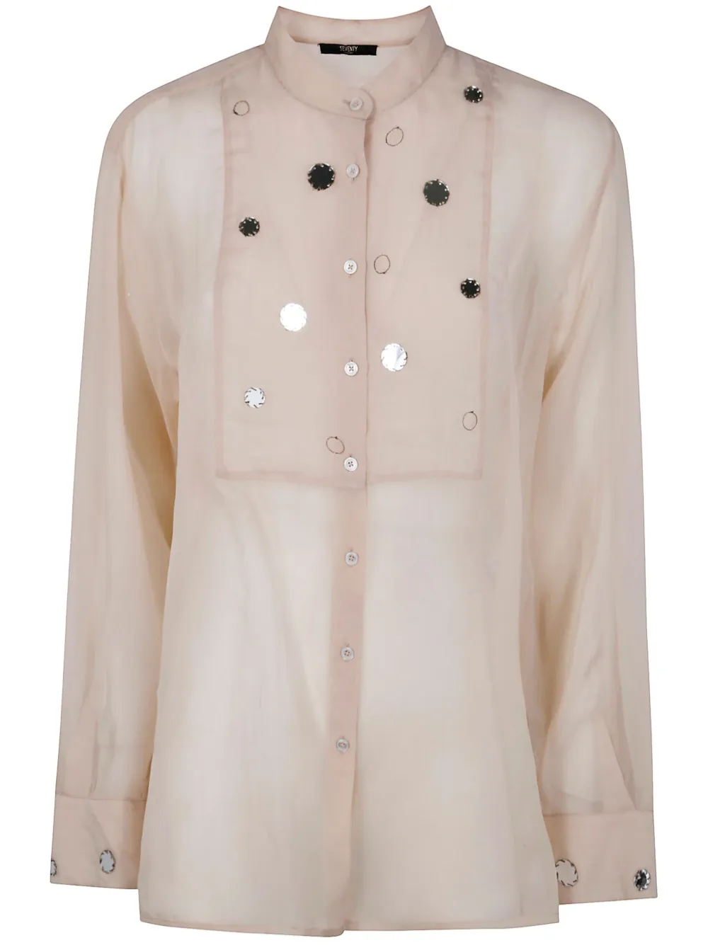 Seventy sequin-embellished shirt | Neutrals | Image 1
