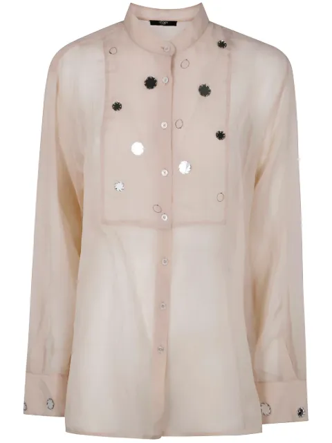 Seventy sequin-embellished shirt 