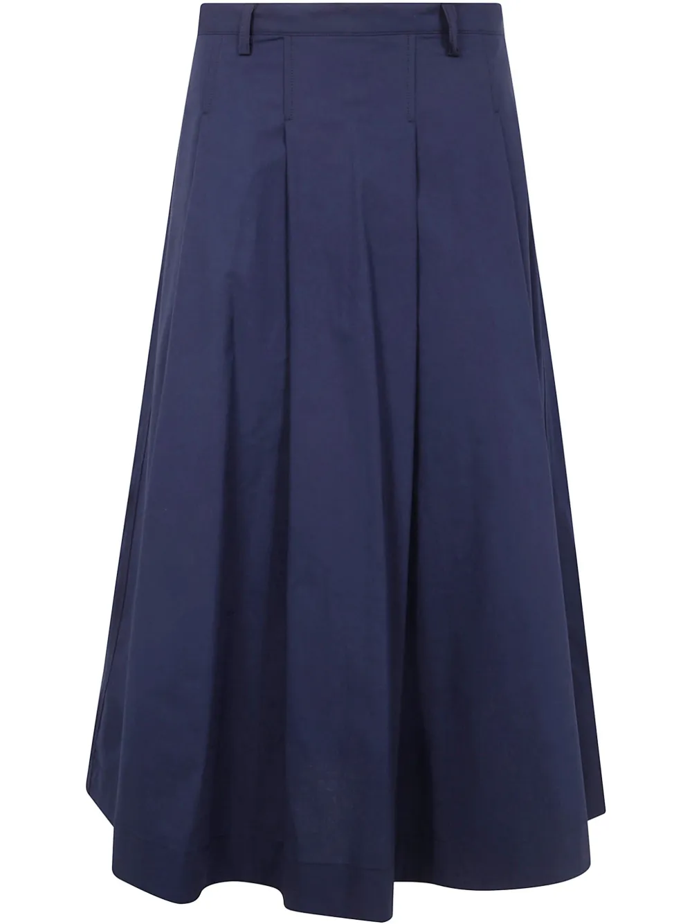 pleat-detail skirt