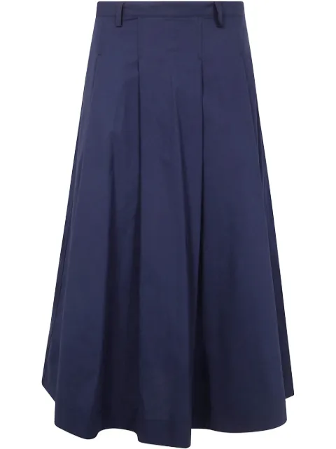 Seventy pleat-detail skirt