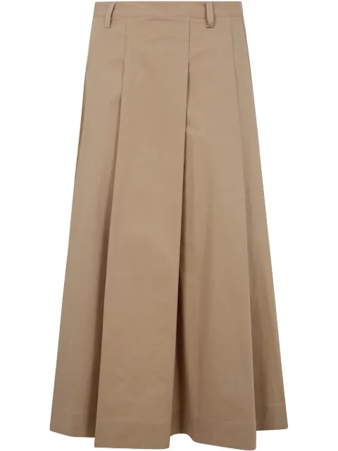 Seventy falda con detalle plisado