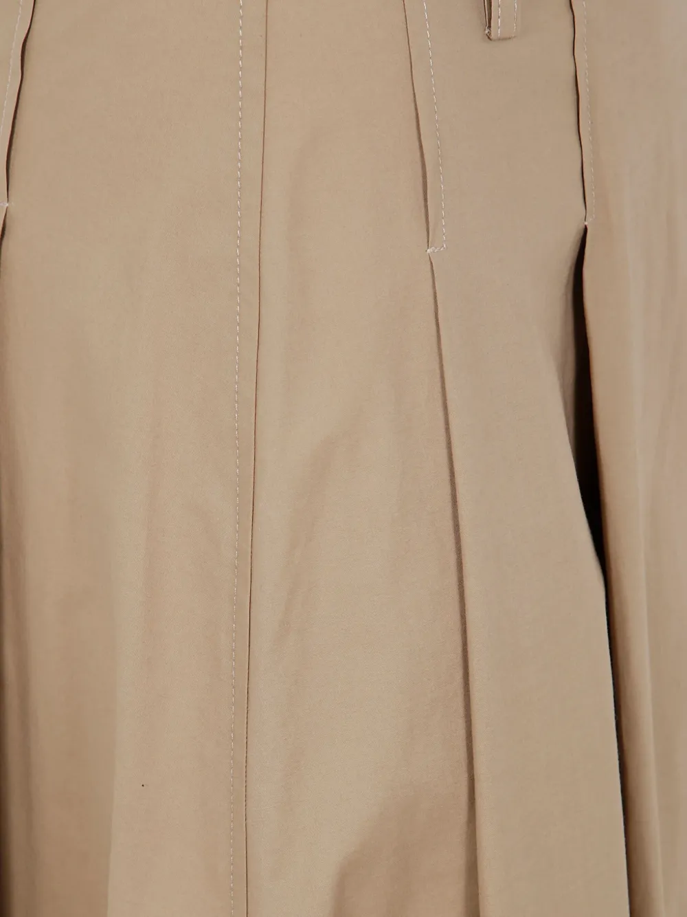 Seventy Geplooide rok Beige