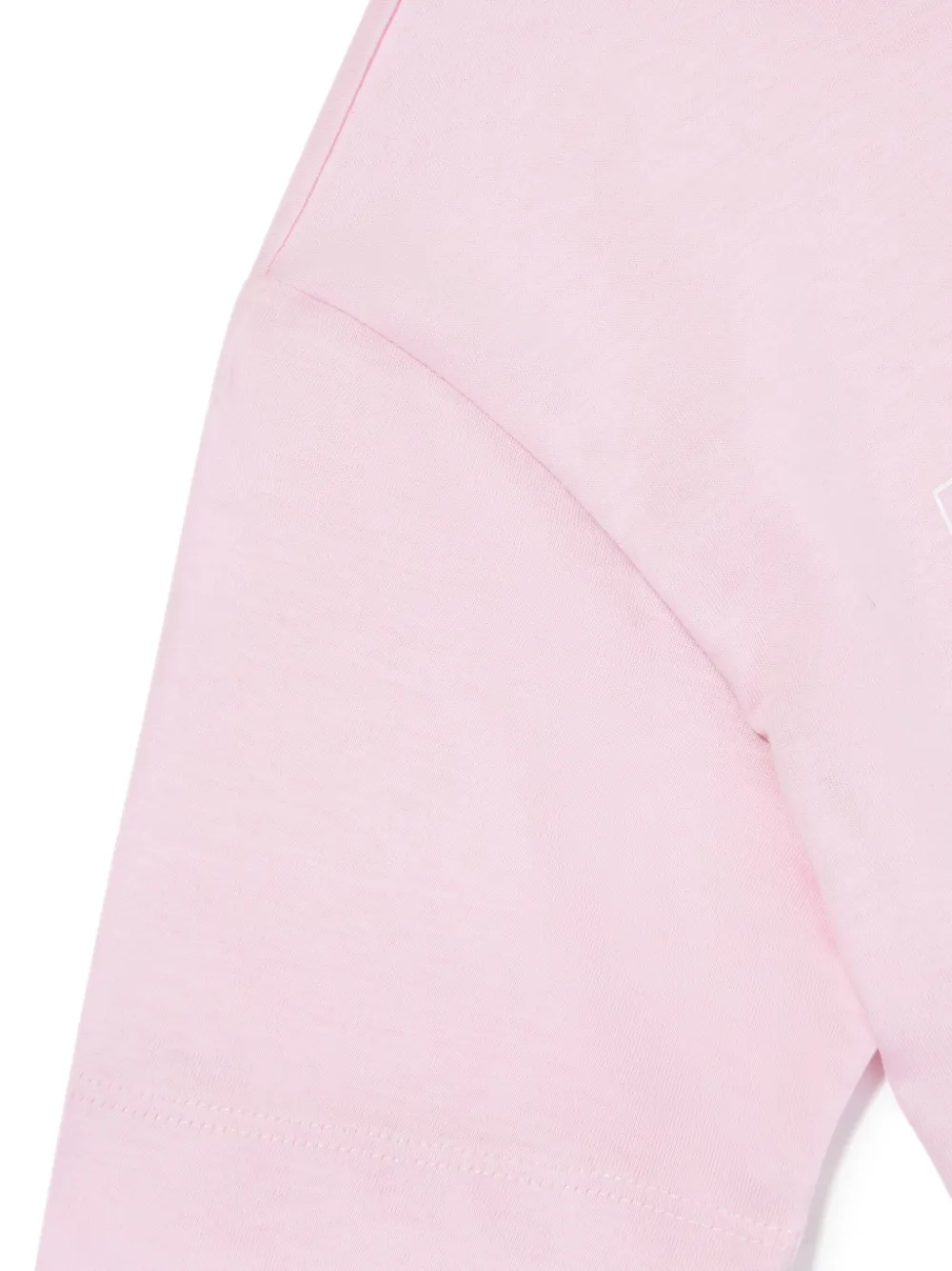 Marni Kids Katoenen T-shirt met logoprint Roze