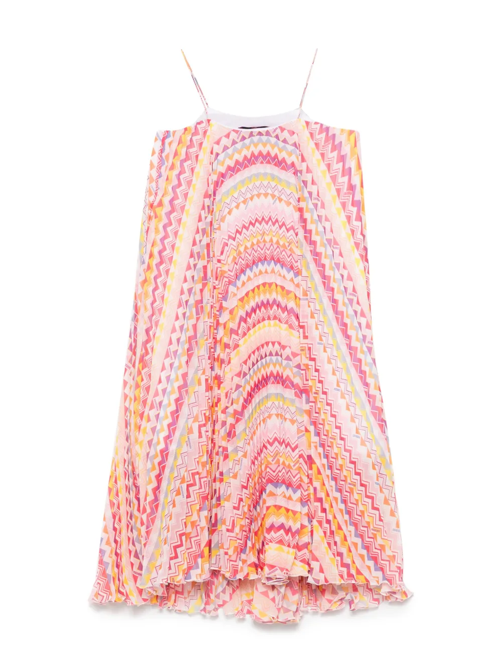 Missoni Kids Jurk met zigzagprint - Roze