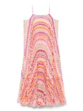 Missoni Kids zigzag-print dress - Pink