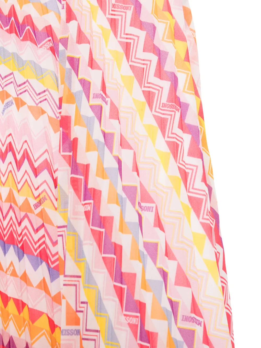 Missoni Kids Jurk met zigzagprint Roze