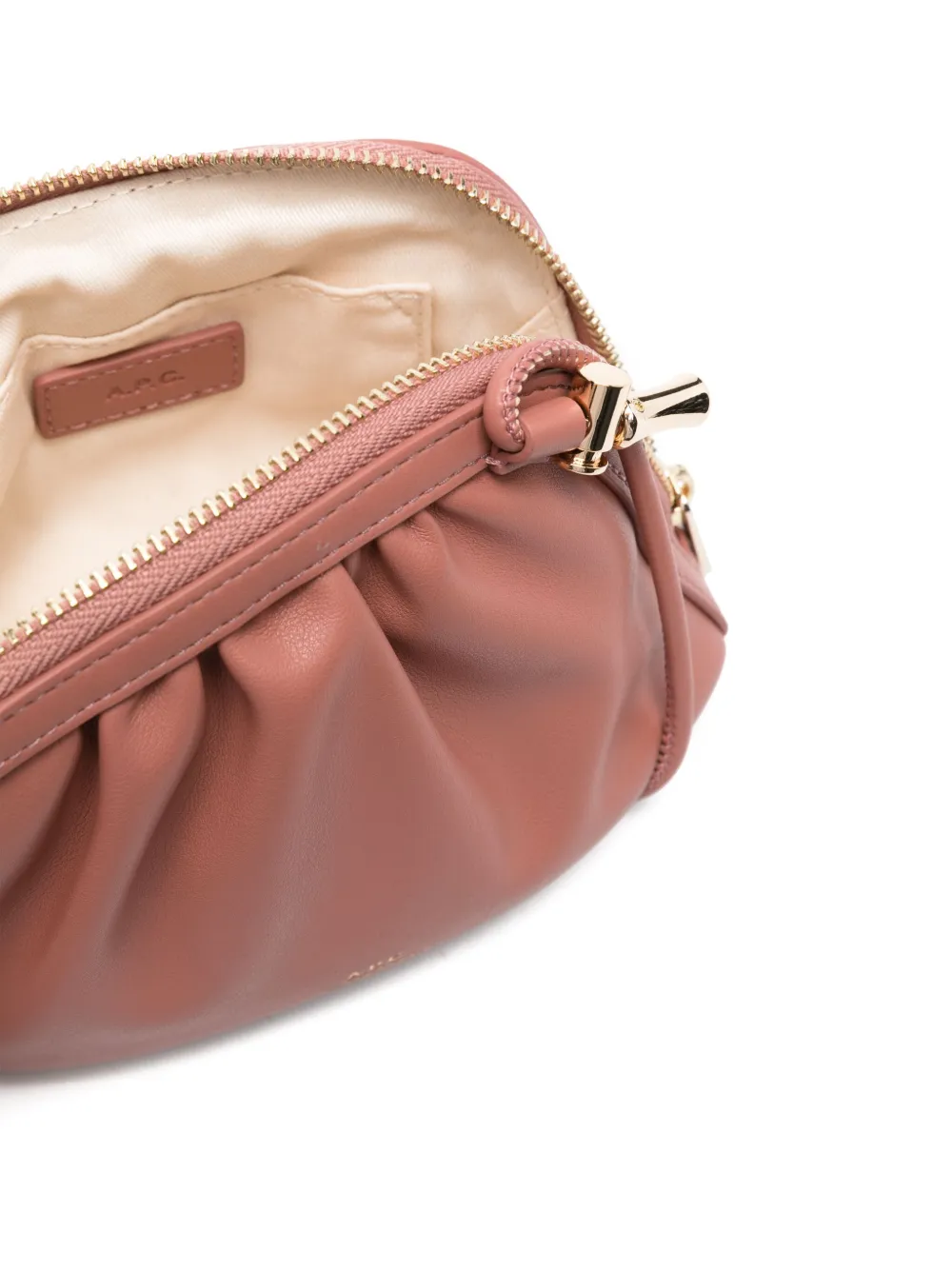 A.P.C. Ninon kleine crossbodytas Roze