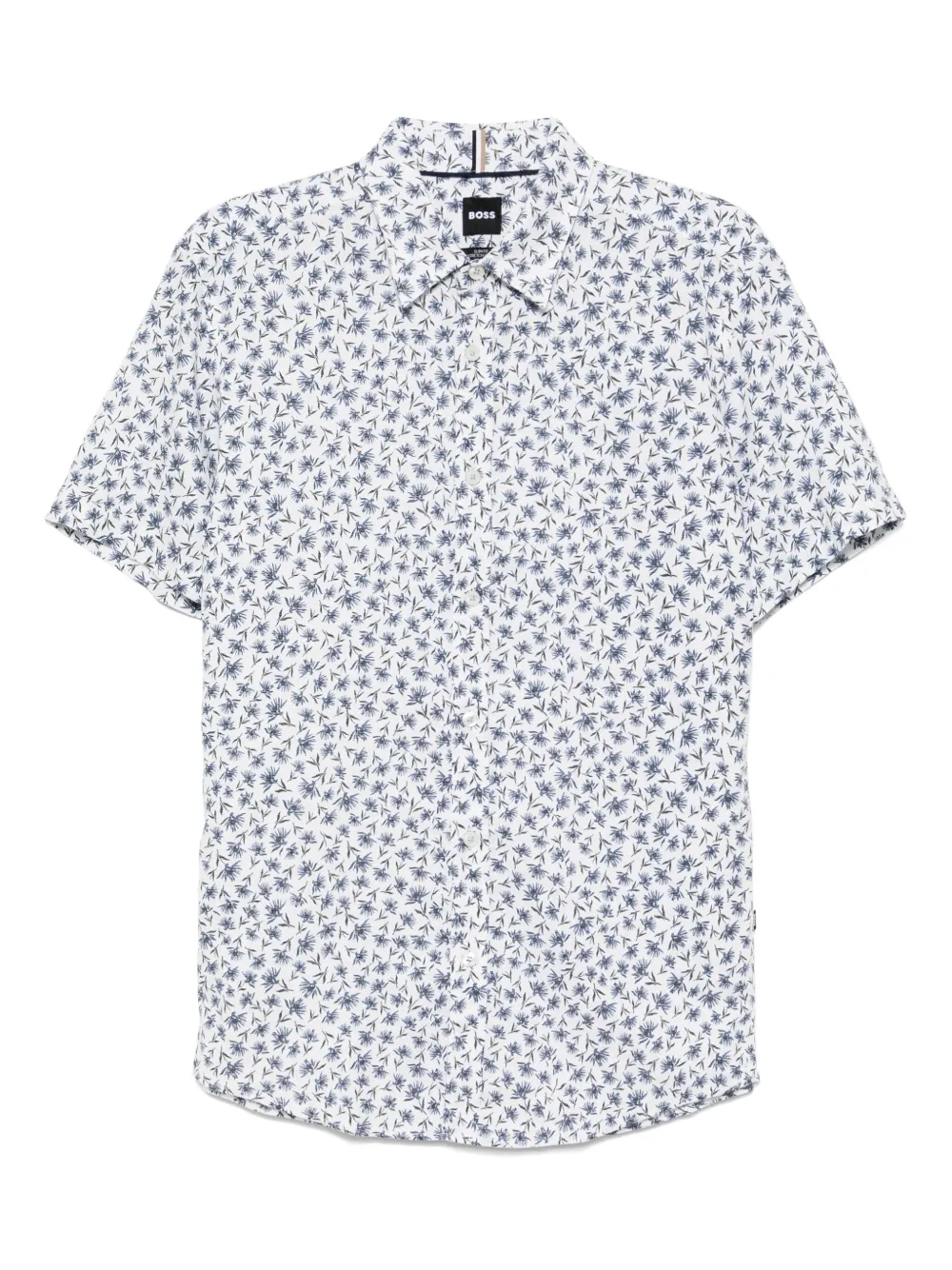 BOSS Hemd mit Blumen-Print | Weiß | Image 1