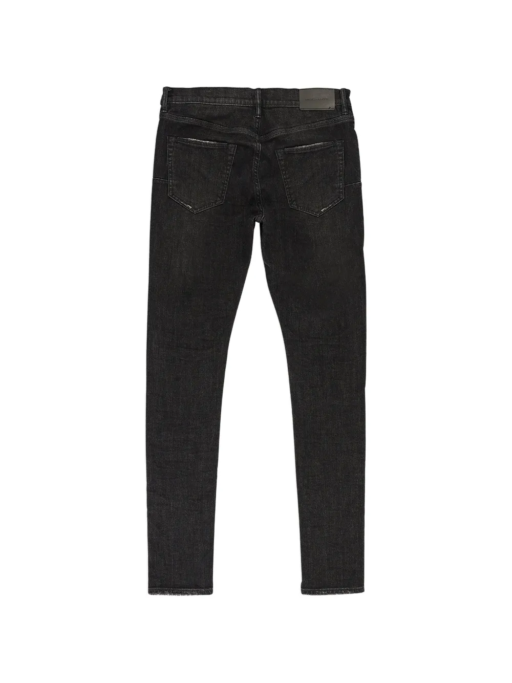 Purple Brand over spray denim - Zwart