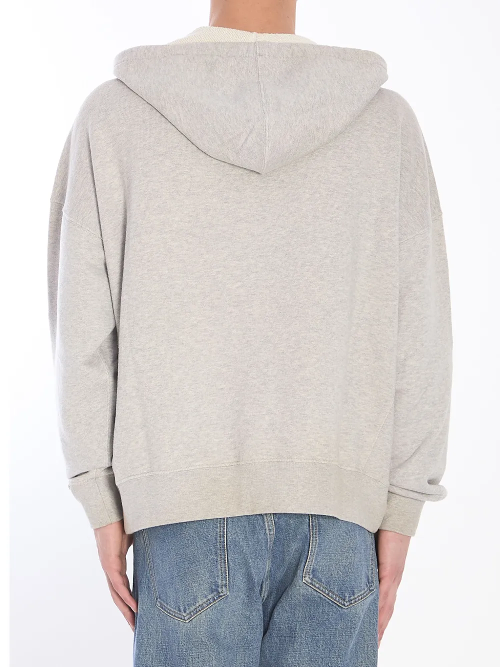 Golden Goose Hoodie met geborduurd logo Grijs