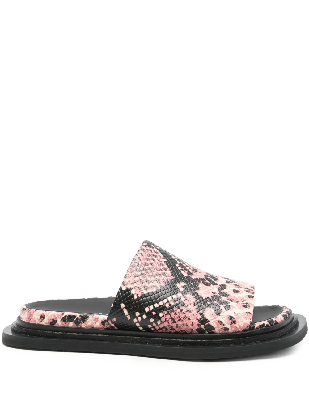 CamperLab snakeskin-effect slides Pink