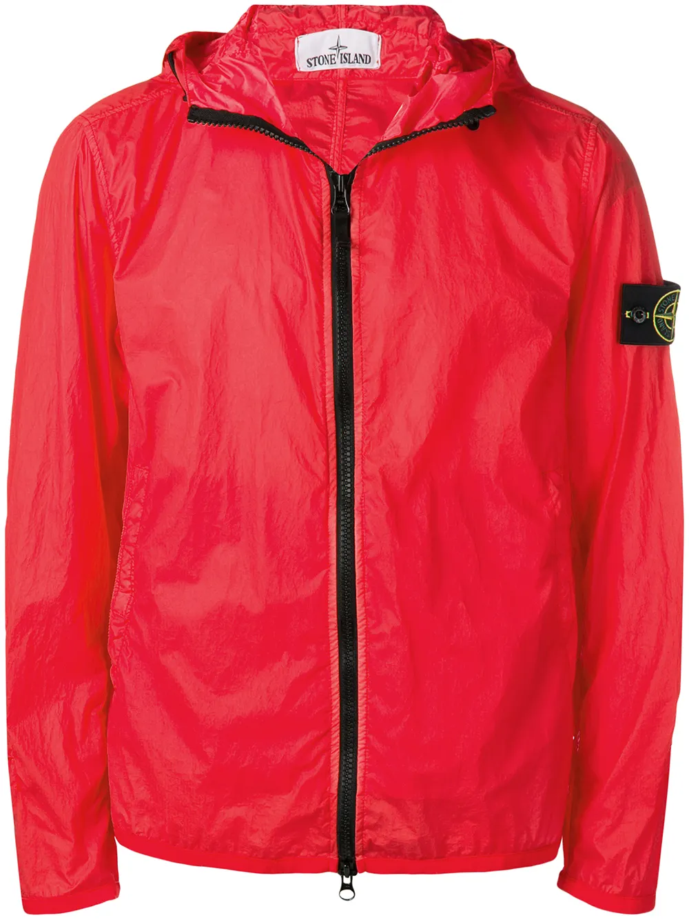 Stone Island Giacca leggera con applicazione - Rosso