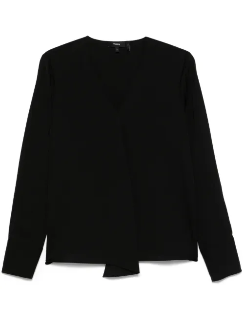 Theory blouse en soie - Noir - Theory - Modalova