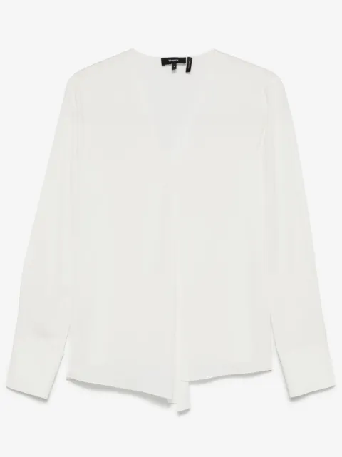Theory silk georgette blouse