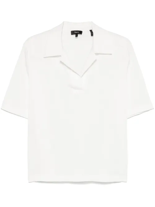 Theory blouse en soie - Blanc - Theory - Modalova