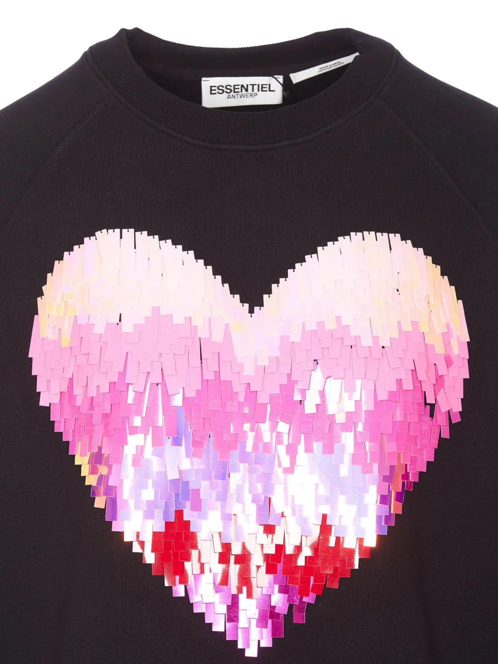 Essentiel Antwerp Hearterh1bl sweater Zwart