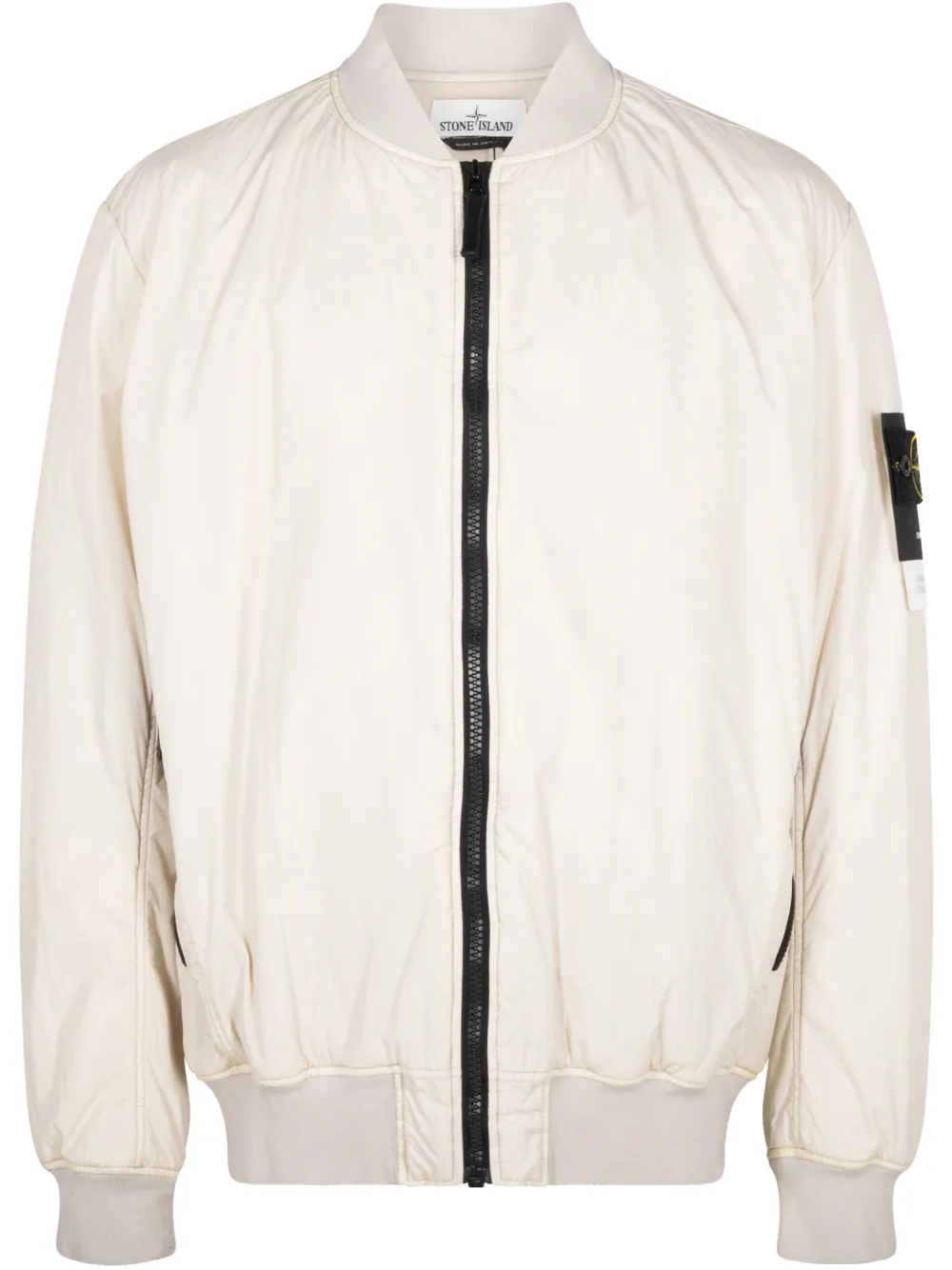 Stone Island Compass-patch bomber jacket | Neutrals | Image 1