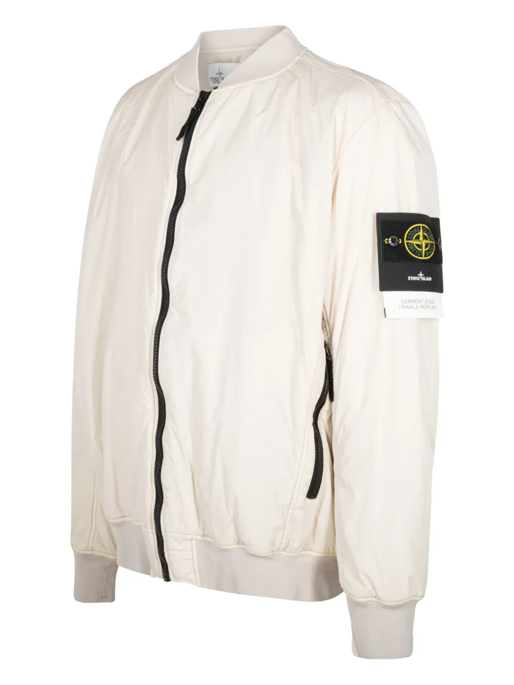 Stone Island Bomberjack met patch Beige