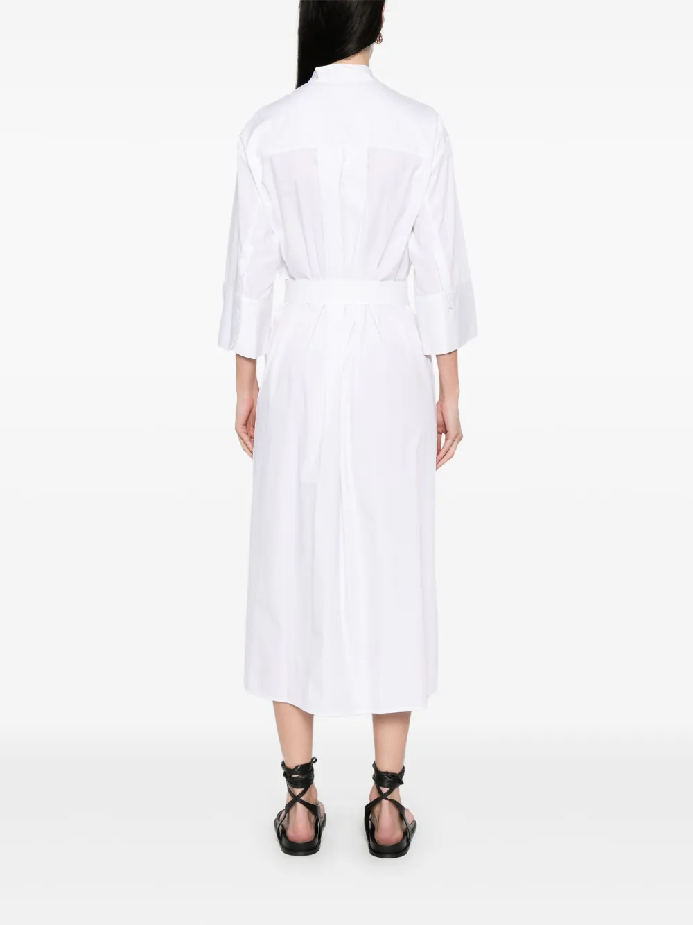 Shop Joseph Mederic Midi Dress In White