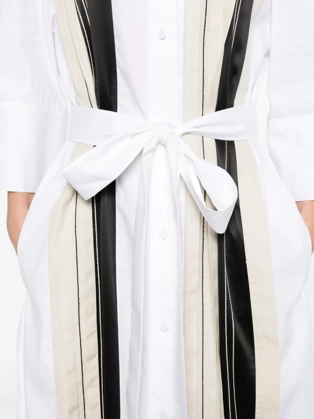 Shop Joseph Mederic Midi Dress In White