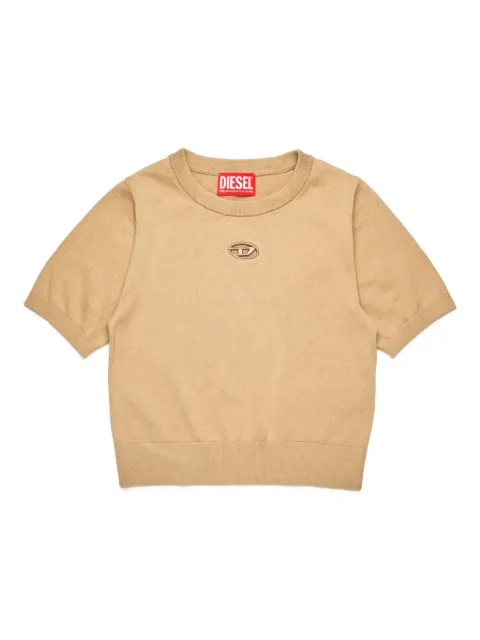 Diesel Kids Suéter com logo bordado