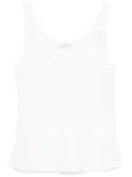 Vince charmeuse tank top - White