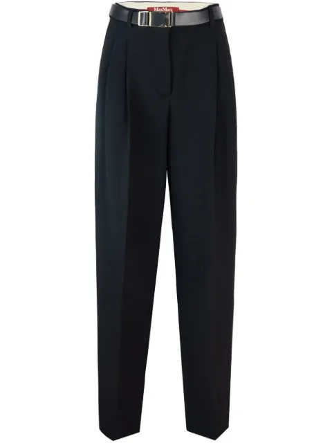 Max Mara belted straight trousers